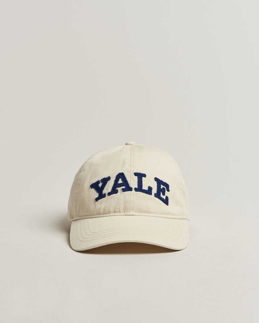 Gant YALE Heavy Washed Cotton Twill Cap Cream – Weiß