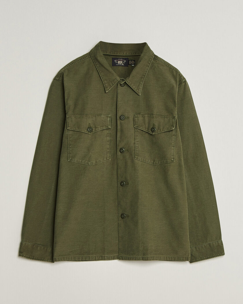 RRL Regiment Overshirt Olive – Grün