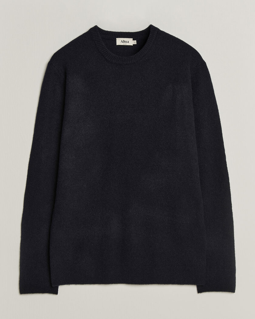 Altea Cloud Cashmere Blend Sweater Navy – Blau