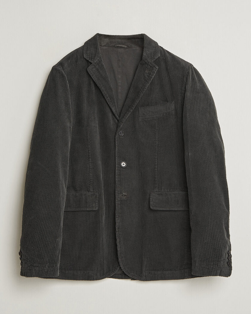 Aspesi Corduroy Blazer Dark Brown – Braun