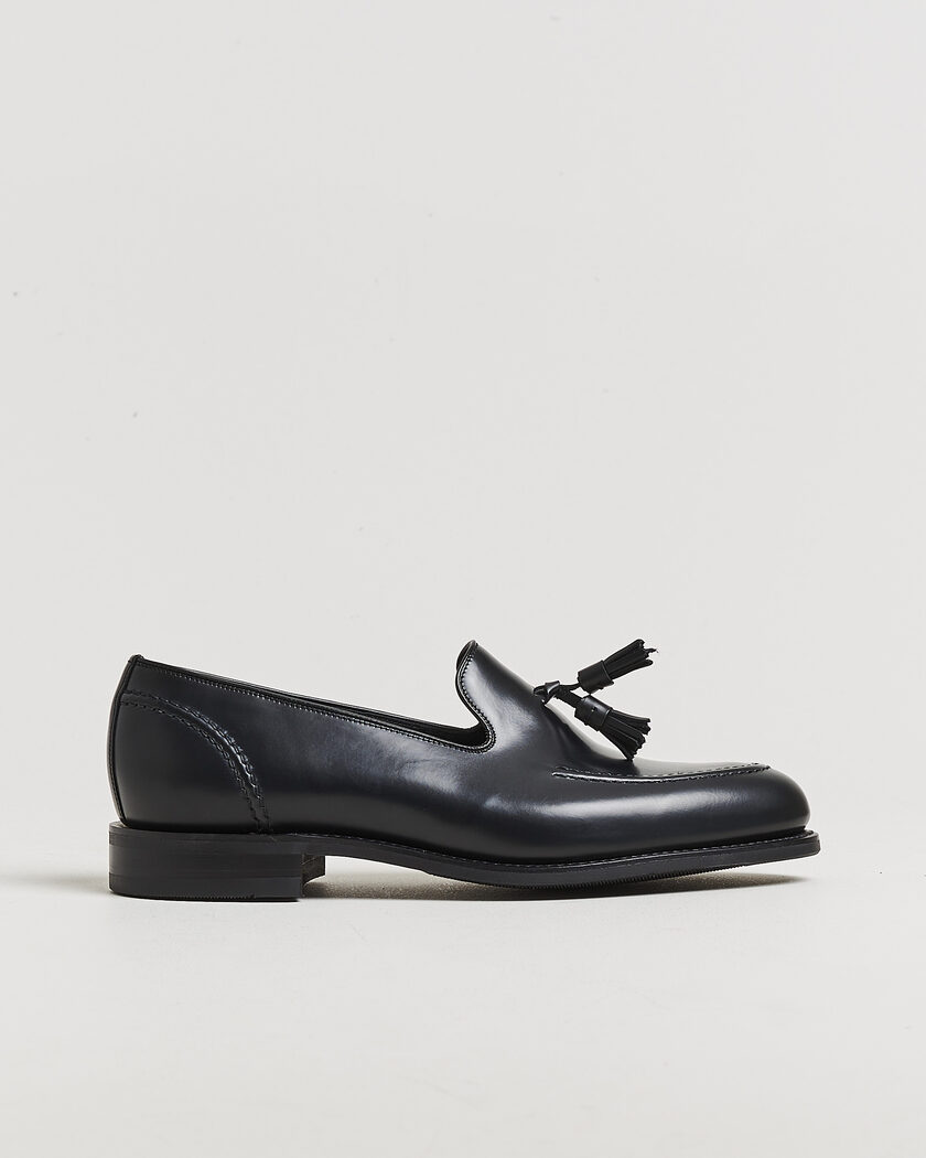 Loake 1880 Brunel Leather Tassel Loafer Black – Schwarz