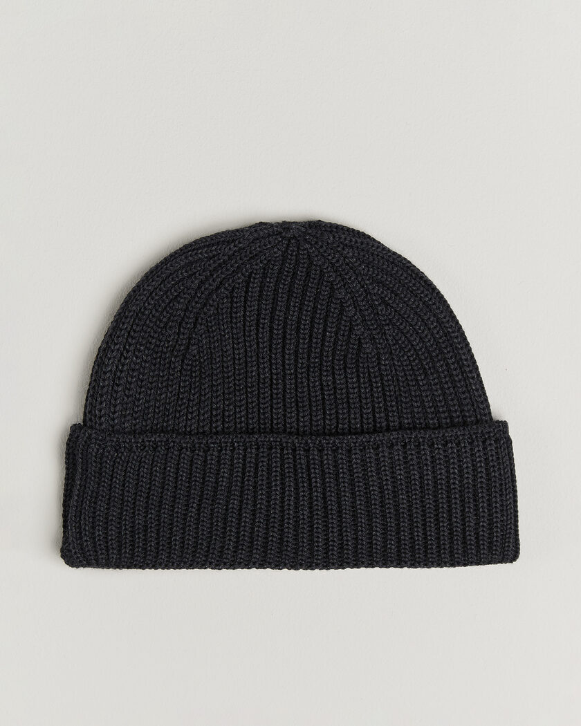 S.N.S. Herning Fender Beanie Magnetite Black – Schwarz
