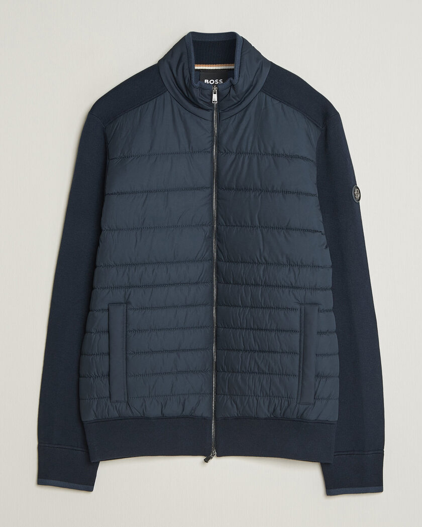 BOSS BLACK Facente Hybrid Jacket Dark Blue – Blau