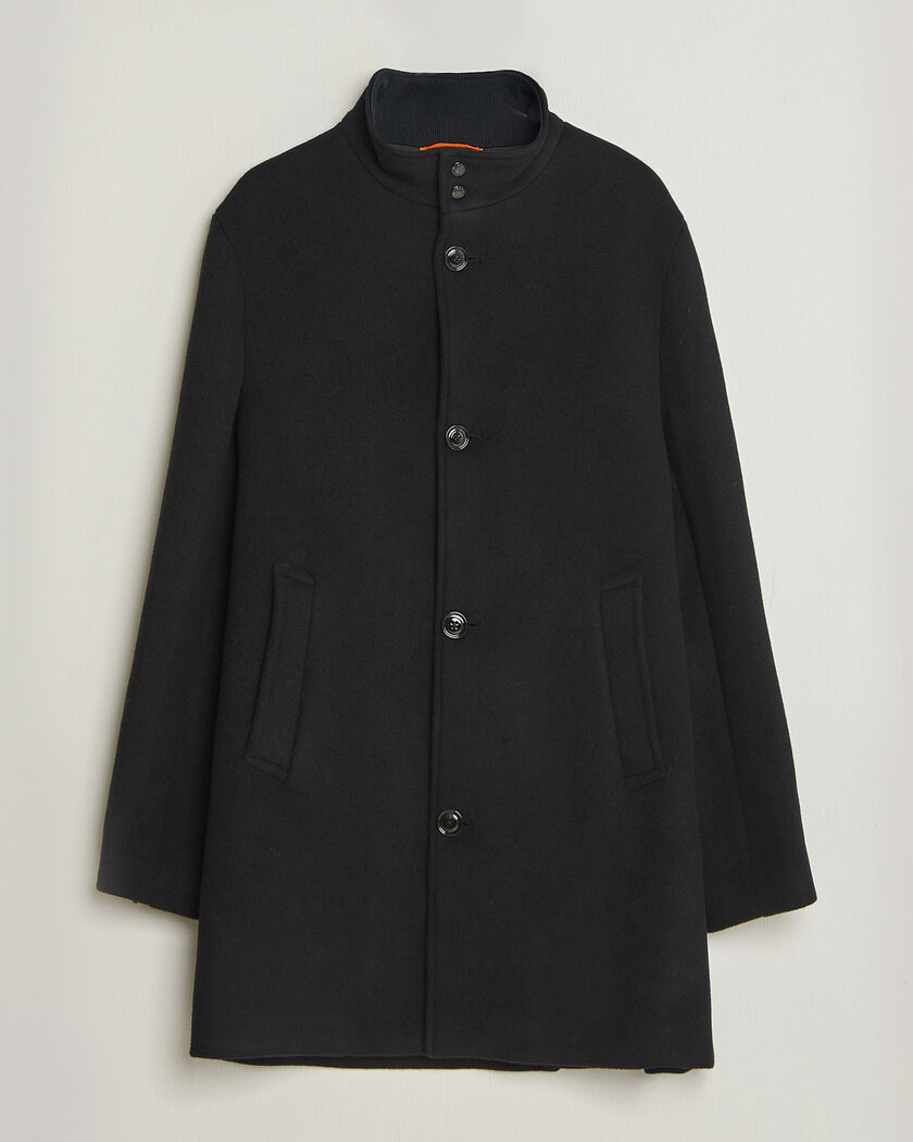 J.Lindeberg Lexon Wool Coat Black – Schwarz