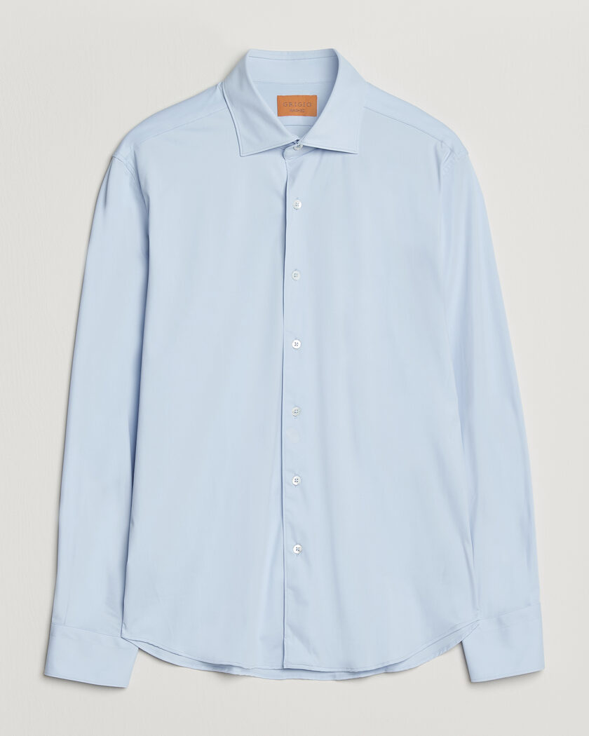 Grigio Jersey Shirt Light Blue – Blau