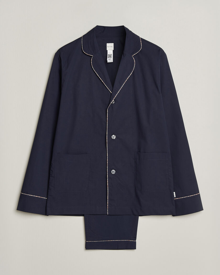 Paul Smith Signature Piped Pyjama Set Navy – Blau