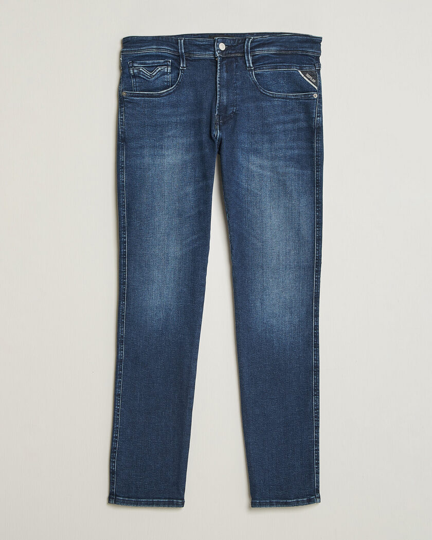 Replay Anbass Powerstretch Jeans Dark Blue – Blau