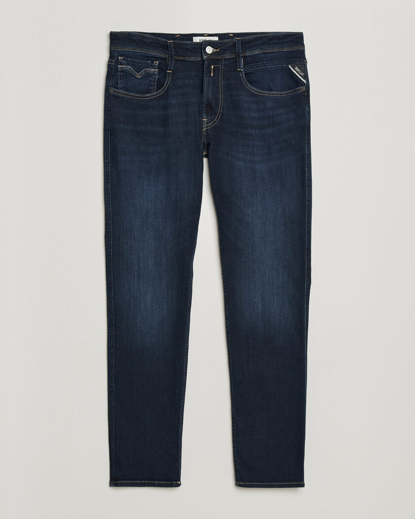 Replay Anbass Powerstretch Jeans Dark Blue – Blau