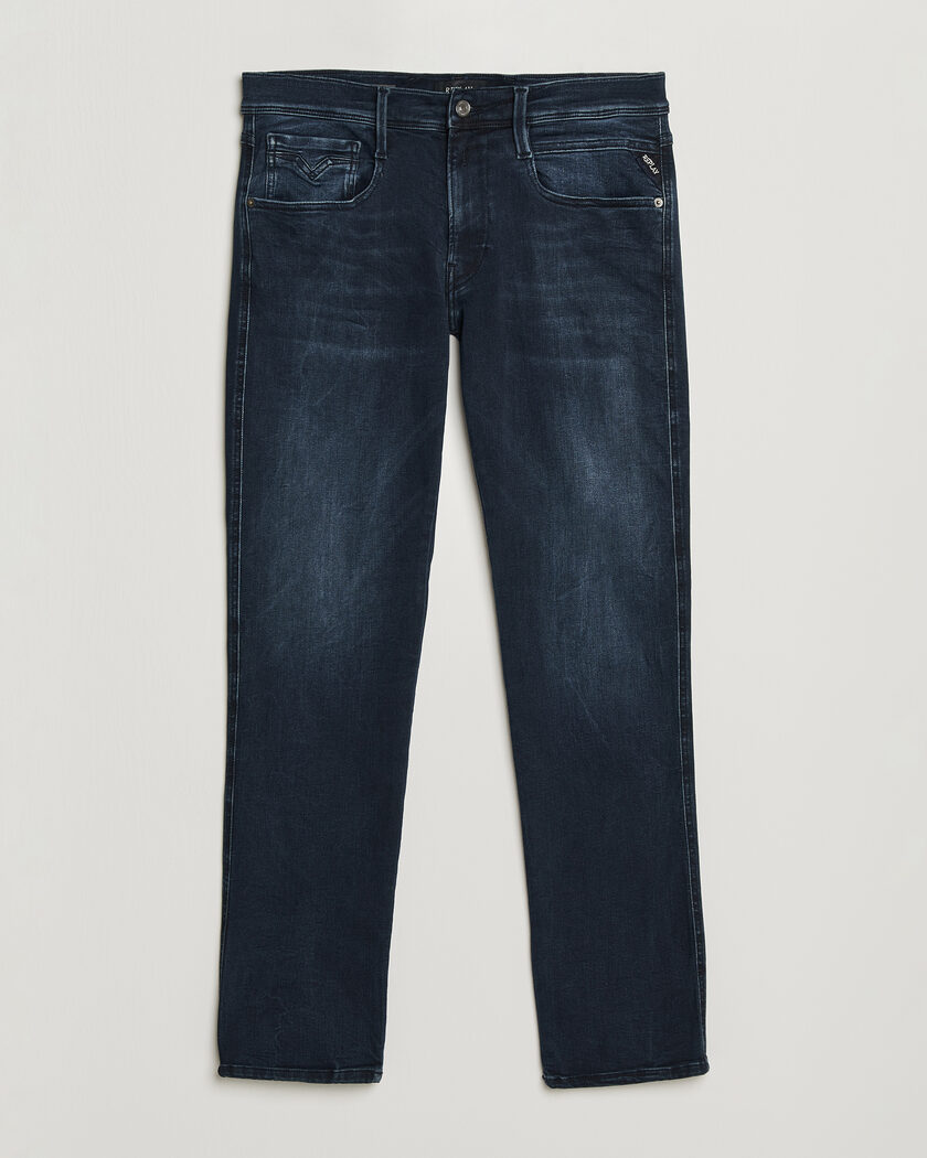 Replay Anbass Hyperflex Jeans Dark Blue – Blau