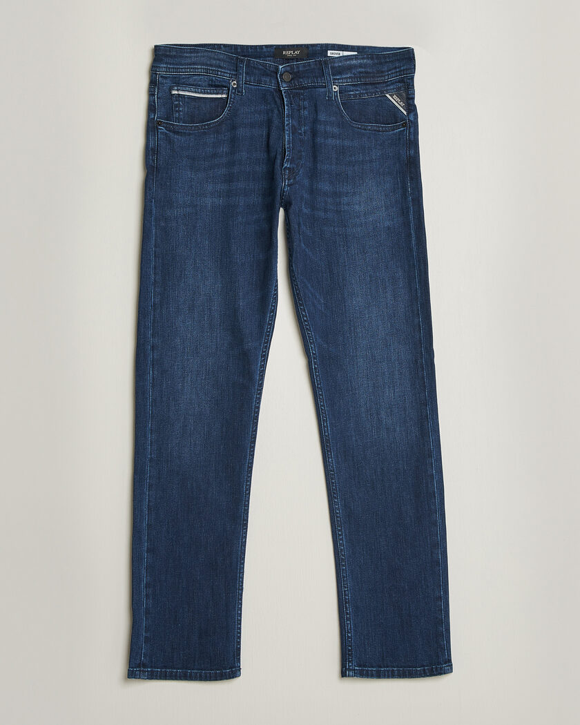 Replay Grover Powerstretch Jeans Dark Blue – Blau