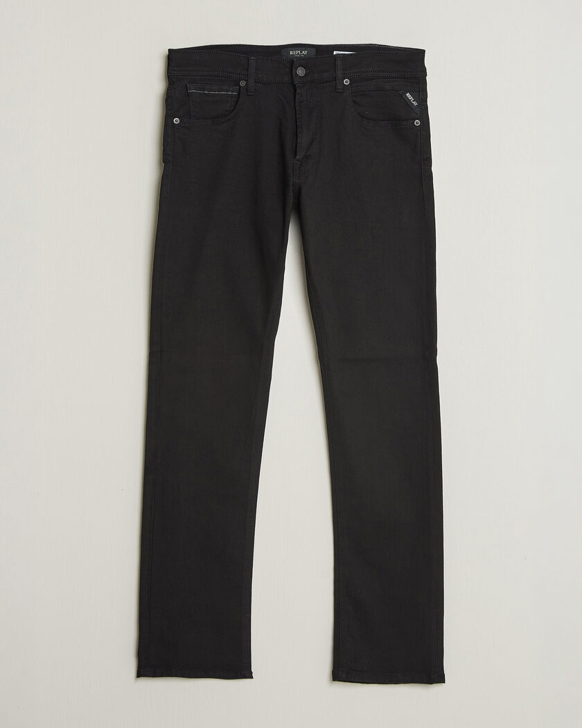 Replay Grover Powerstretch Jeans Stay Black – Schwarz
