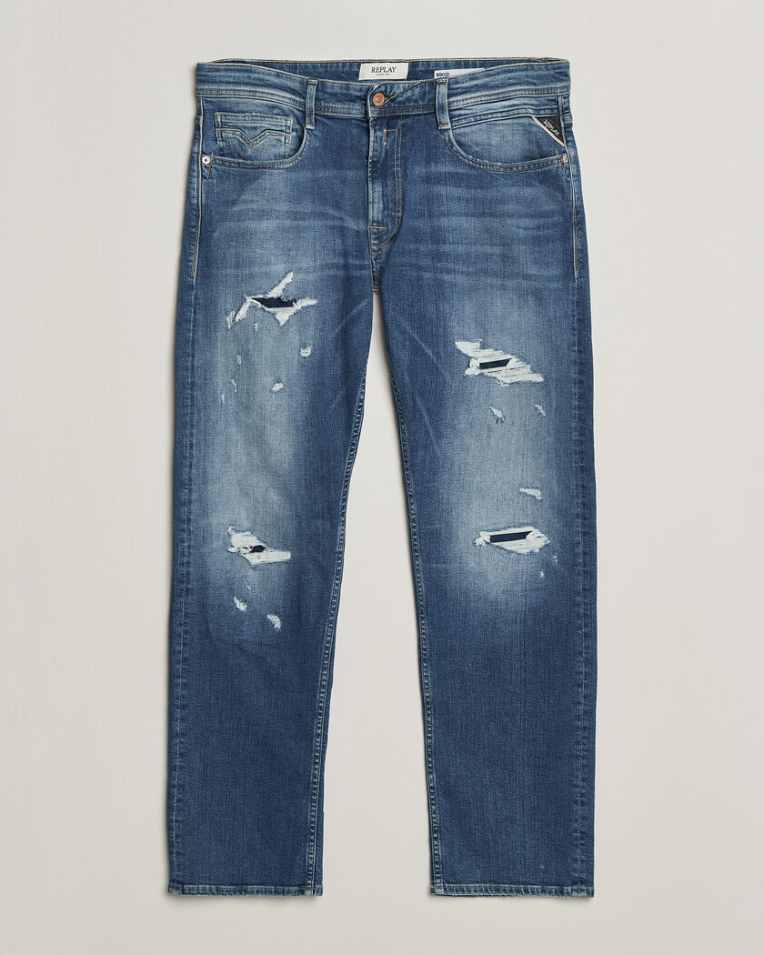 Replay Rocco Comfort Fit Super Stretch DNA Jeans Medium Blue – Blau