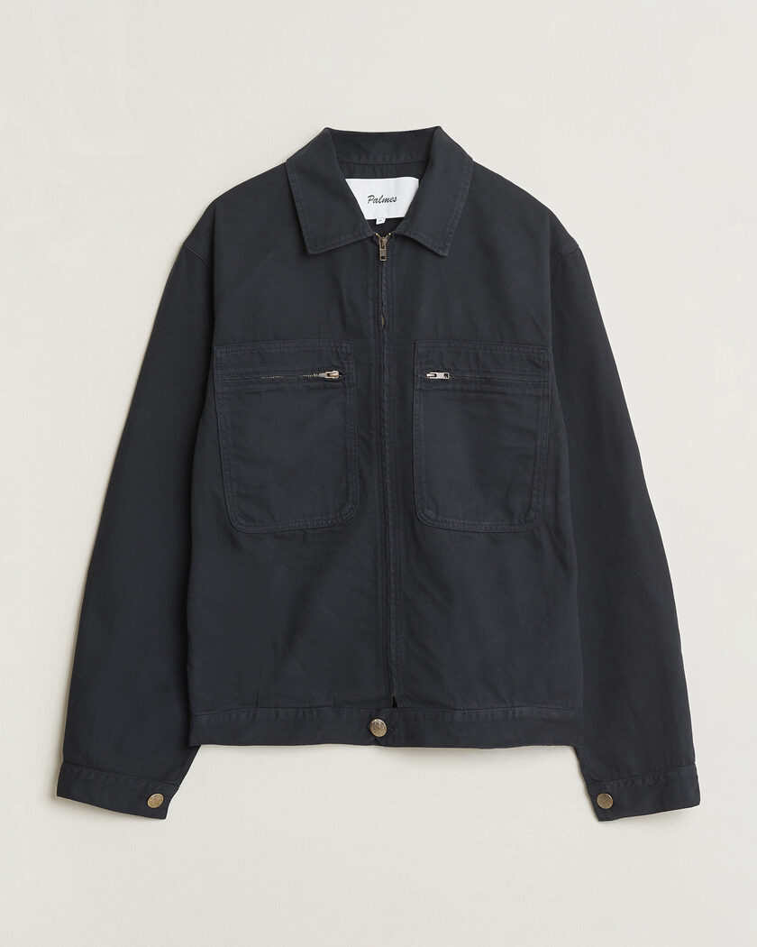 Palmes Worker Jacket Black – Schwarz