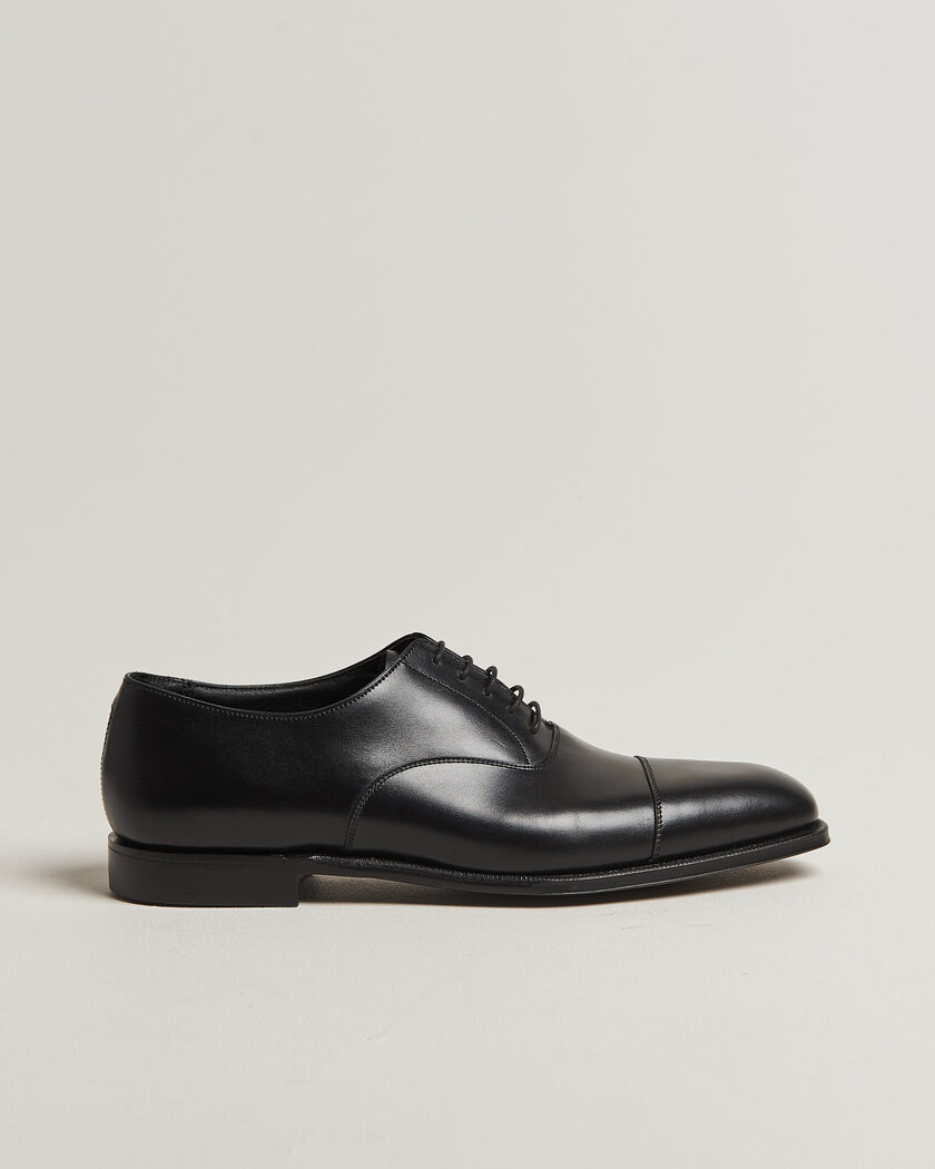 Crockett & Jones Audley Handgrade Oxford Black Calf – Schwarz