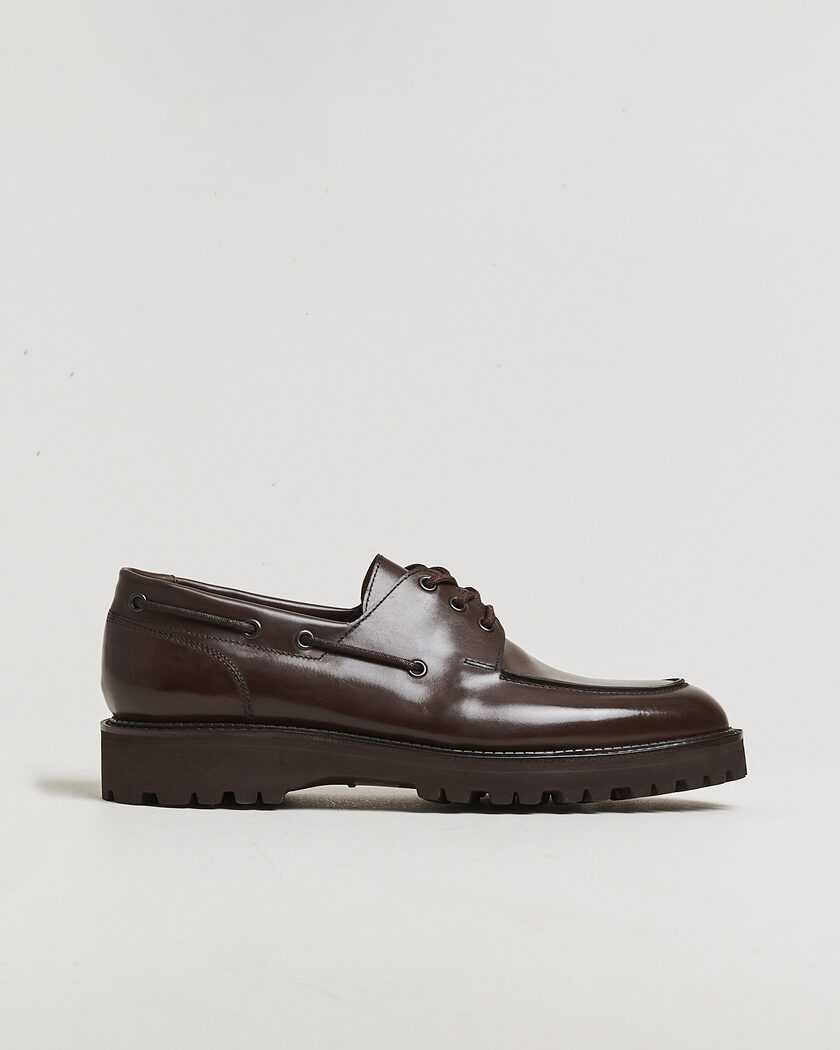 J.M. Weston Half Hunt Derby Coffee Brown Calf bei Care of Carl
