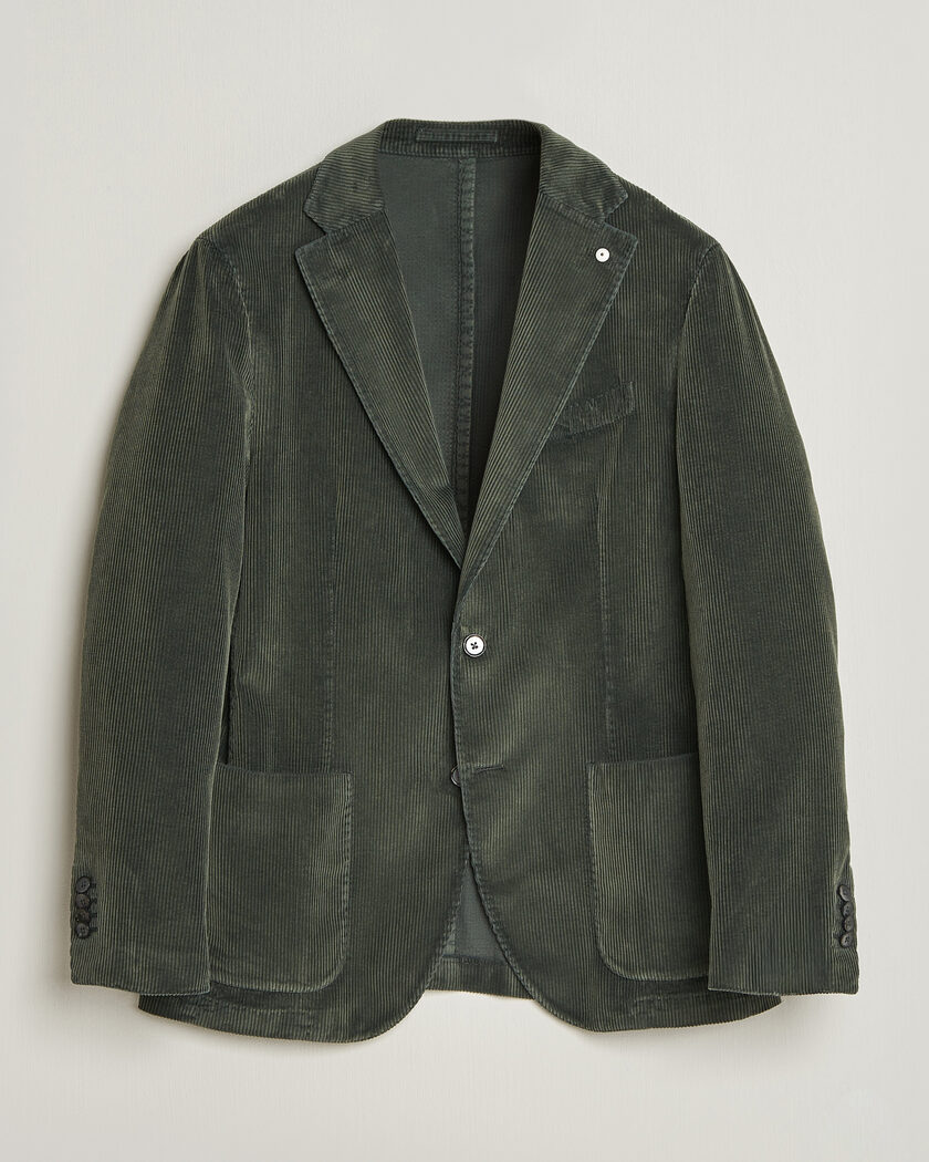 L.B.M. 1911 Jack Corduroy Blazer Soft Green – Grün