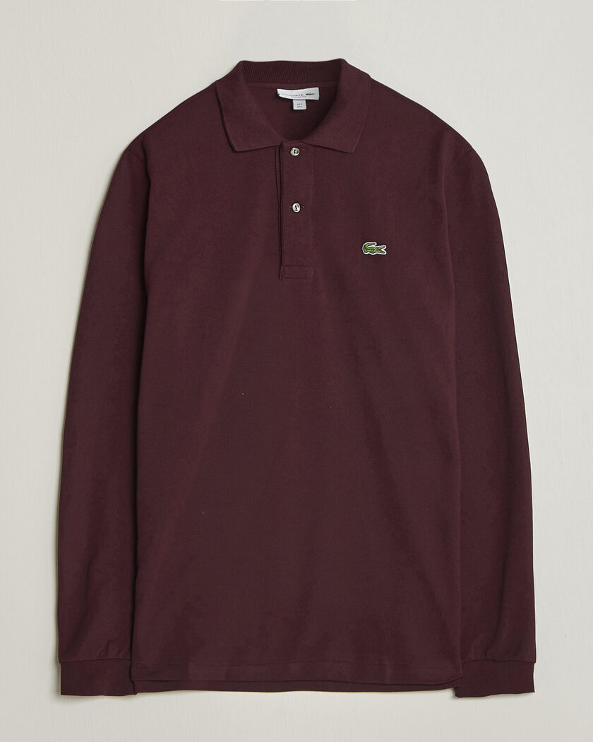 Lacoste Original Long Sleeve Polo Piké Oxalis – Braun