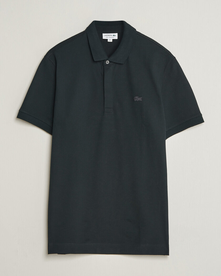 Lacoste Paris Polo Piké Dark Varech – Grün