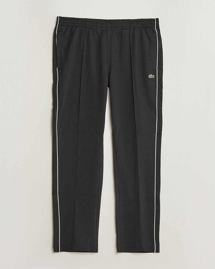 Lacoste Piqué Track Pants Black – Schwarz