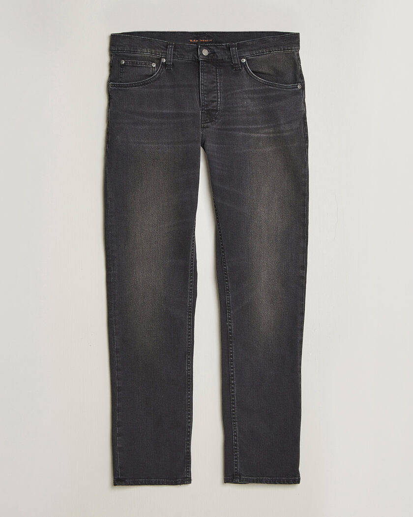 Nudie Jeans Solid Ollie Jeans Black Mist – Schwarz