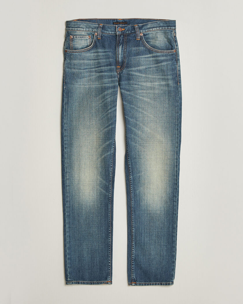 Nudie Jeans Gritty Jackson Jeans Tidal Waves – Blau