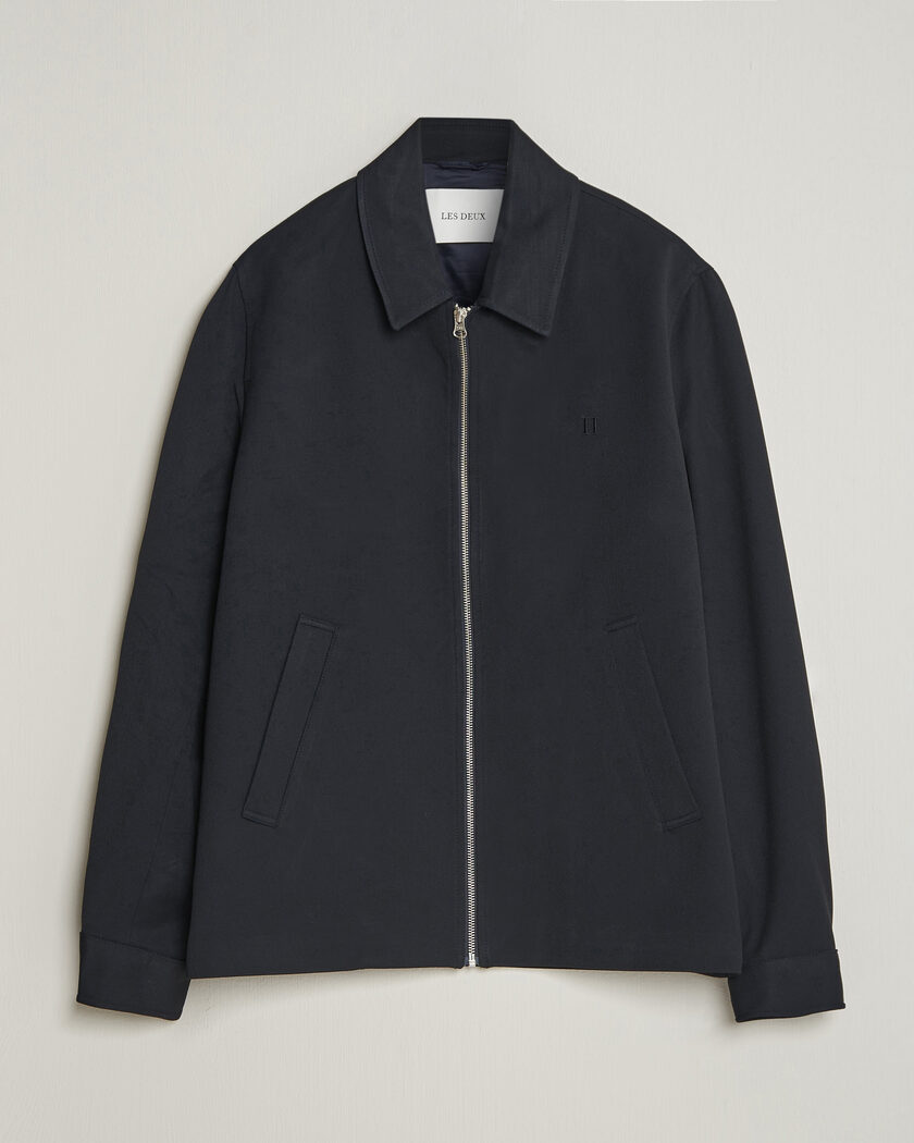 LES DEUX Como Coach Jacket Navy – Blau