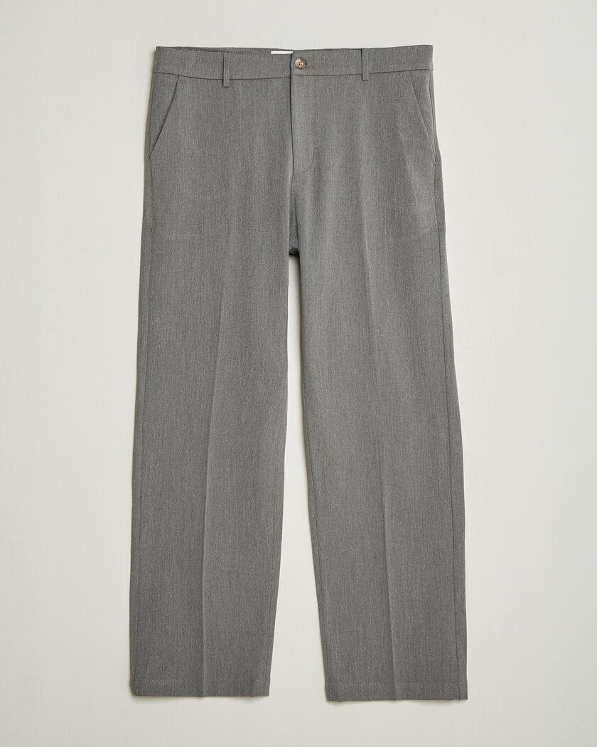 LES DEUX Como Solid Slack Pants Grey Melange – Grau