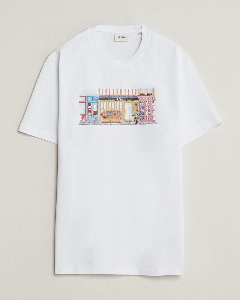 LES DEUX Market T-Shirt White – Weiß