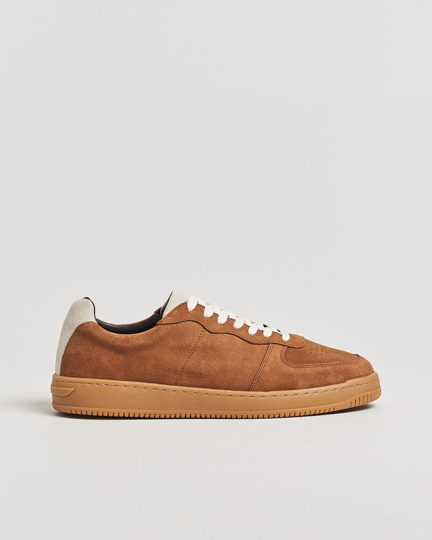 LES DEUX Suede Sneaker Bone Brown – Braun