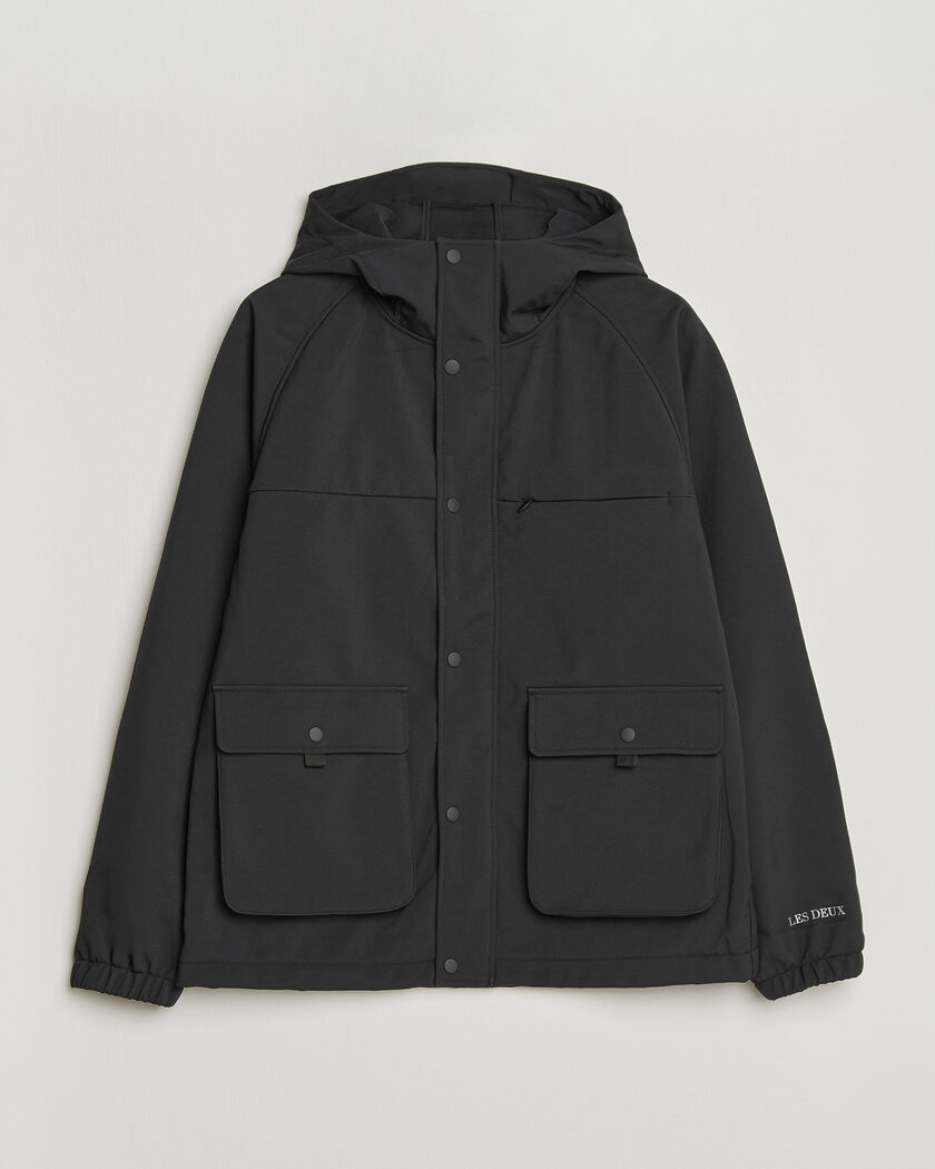 LES DEUX Shell Jacket Black – Schwarz