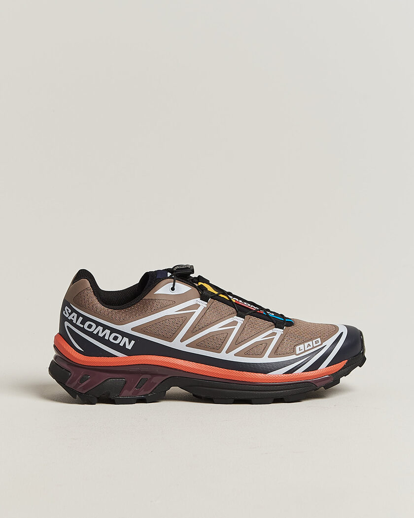 Salomon XT-6 Sneakers Walnut/Maritime Blue – Braun