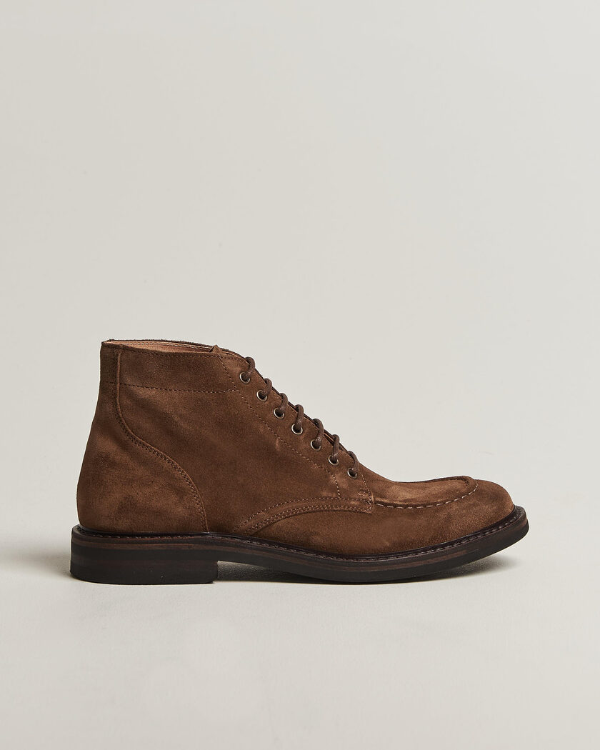 Astorflex Nuvoflex Dainite Lace Up Boot Dark Khaki Suede – Braun