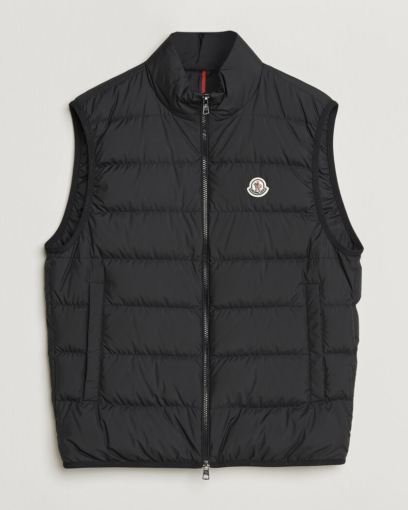 Moncler Contrin Down Vest Black – Schwarz
