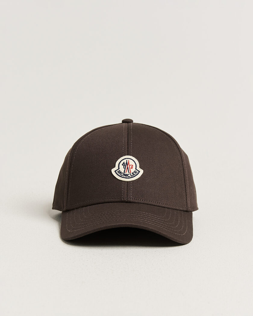 Moncler Logo Baseball Cap Brown – Braun
