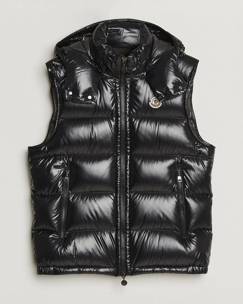 Moncler Bormes Down Vest Black – Schwarz