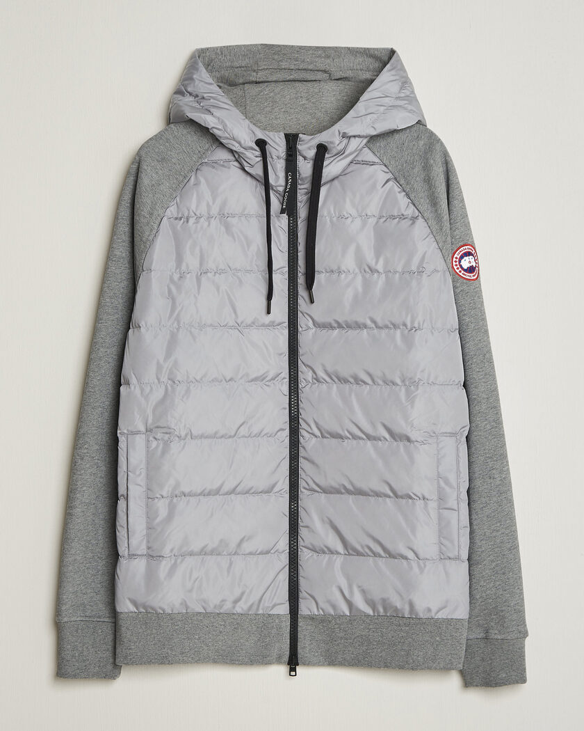 Canada Goose Hybridge Huron Full Zip Hoody Stone Heather – Grau