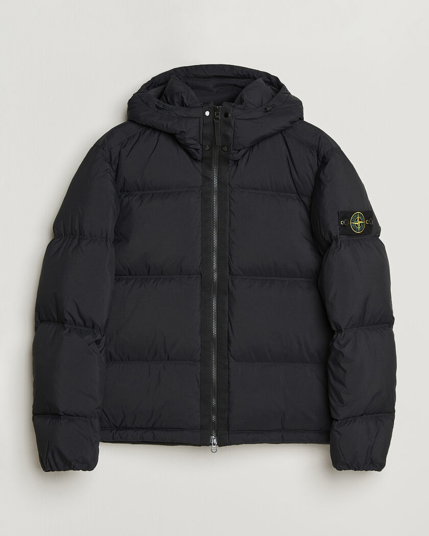 Stone Island Matt Ripstop Cordura Down Jacket Black – Schwarz