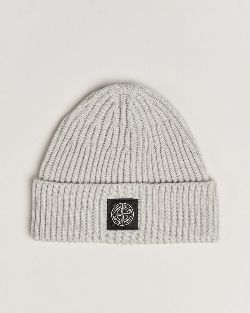  Stone Island Full Rib Wool Hat Sand Melange – Beige