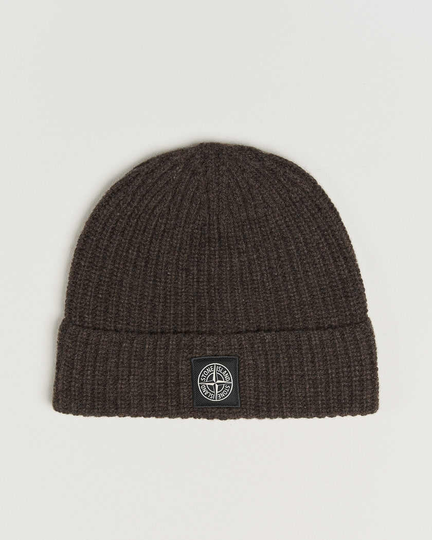 Stone Island Geelong Wool Hat Melange Lead – Grau