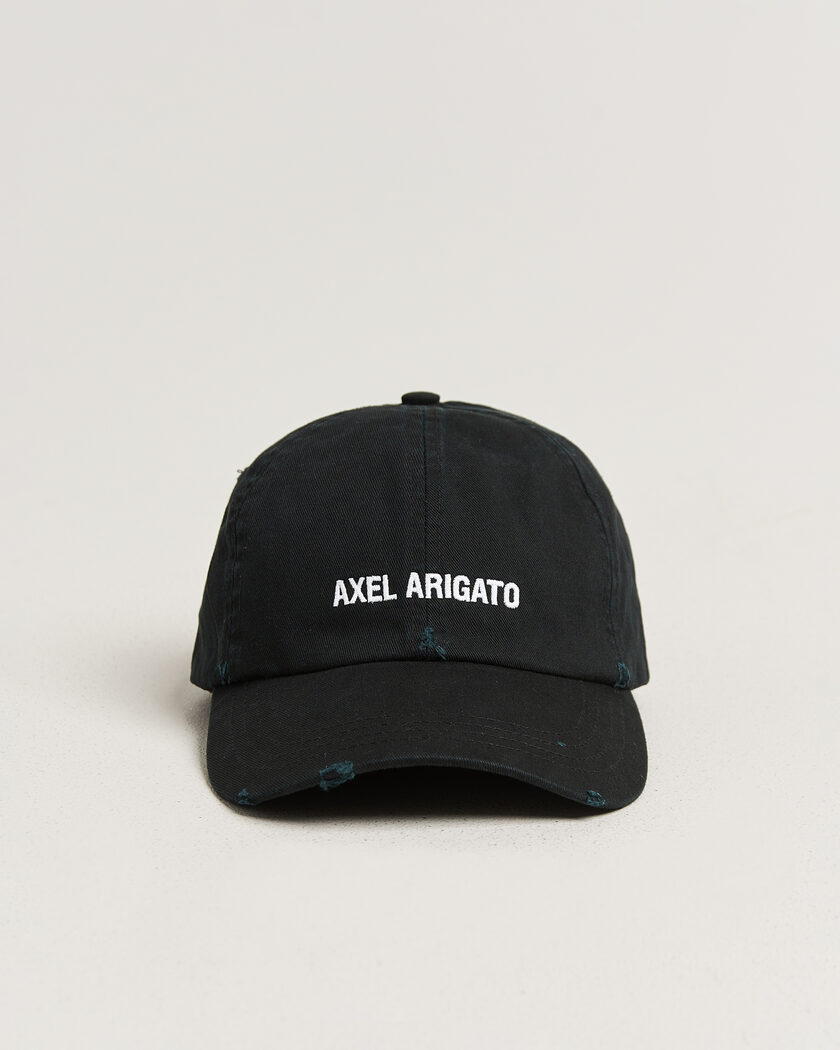 Axel Arigato AA Logo Cap Washed Black – Schwarz