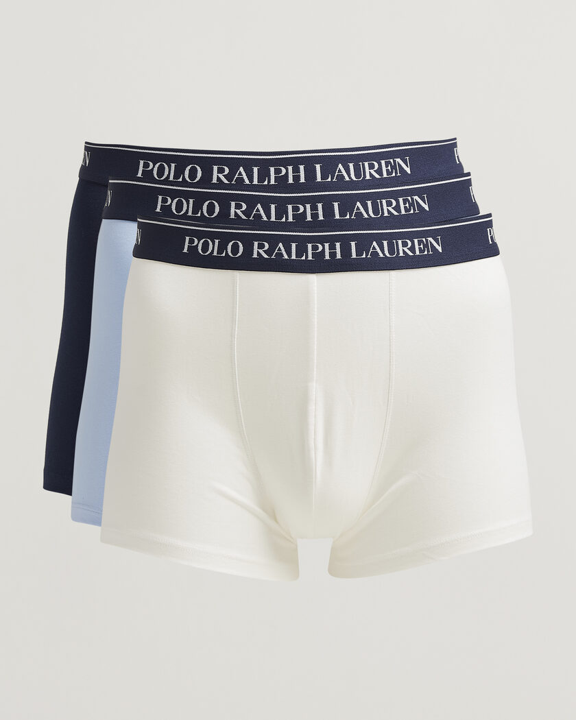 Polo Ralph Lauren 3-Pack Trunks White/Blue/Navy – Mehrfarbig