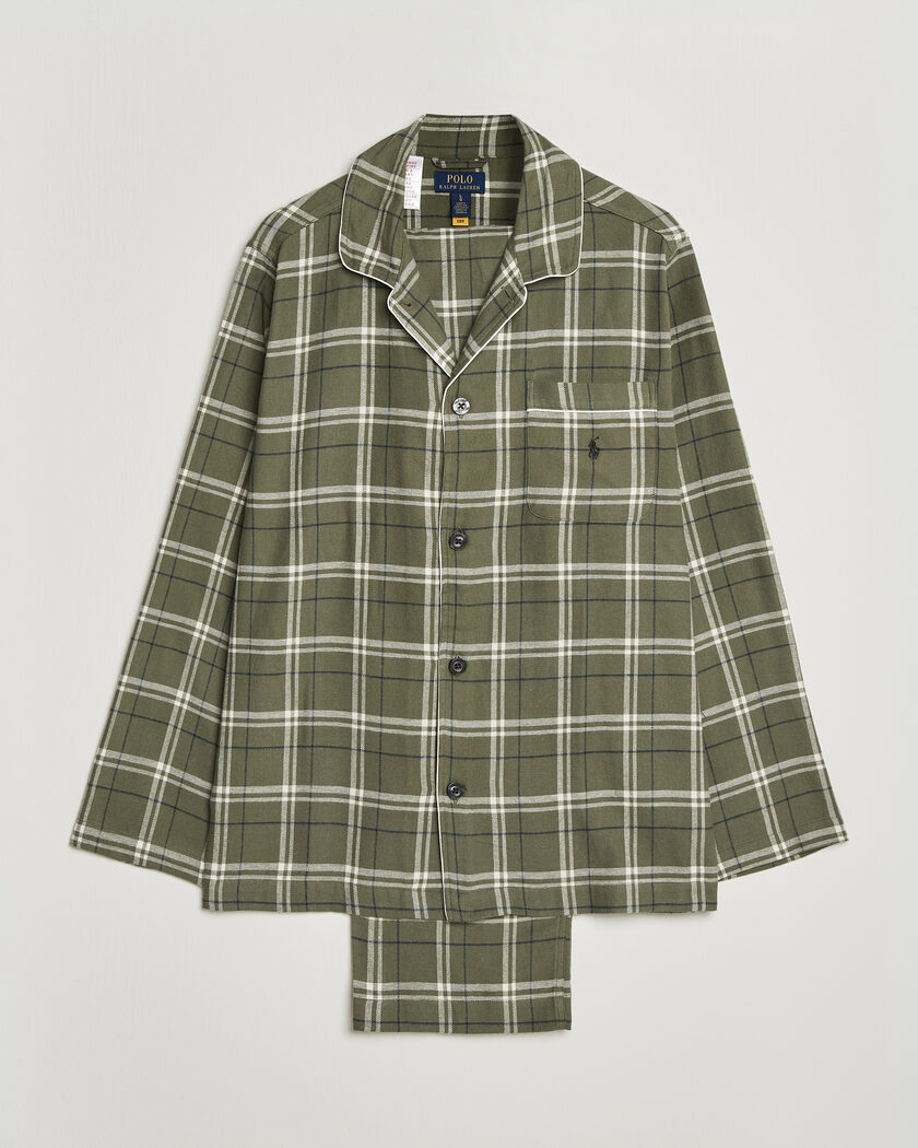 Polo Ralph Lauren Pyjamas Set Olive/Navy – Mehrfarbig