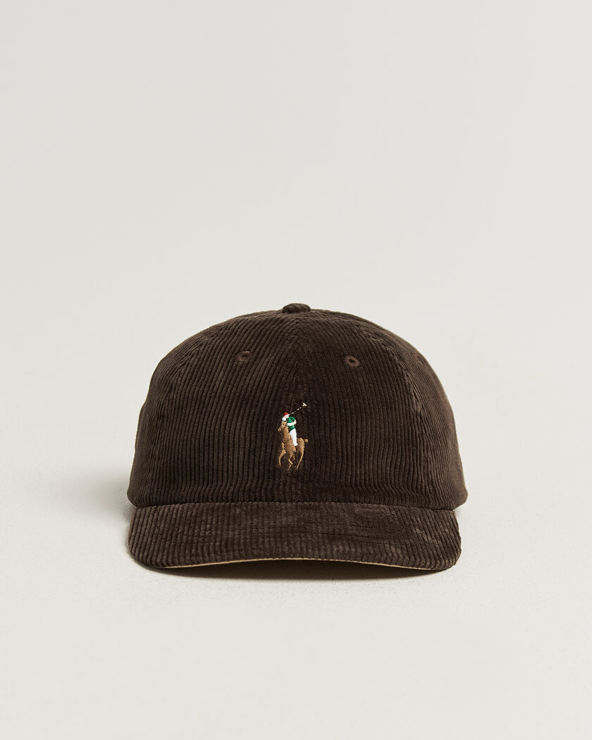 Polo Ralph Lauren Corduroy Cap Dark Beech – Braun