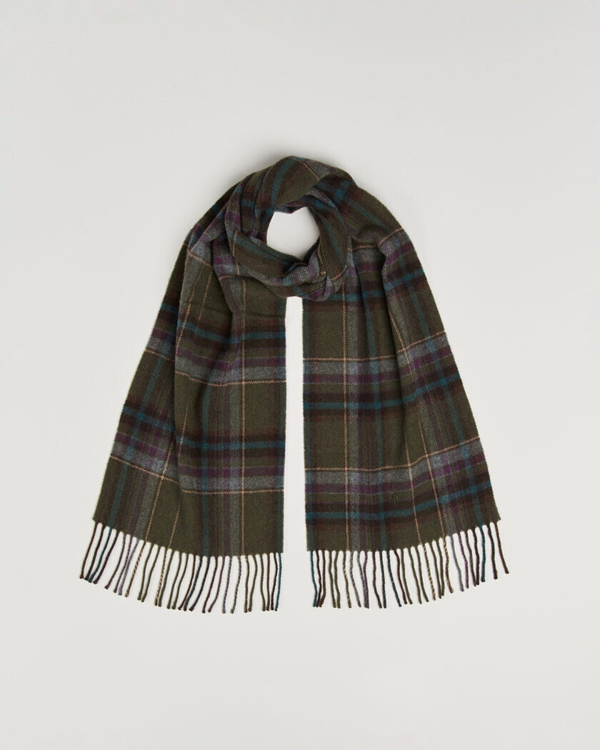 Polo Ralph Lauren Classic Wool Scarf Olive – Grün