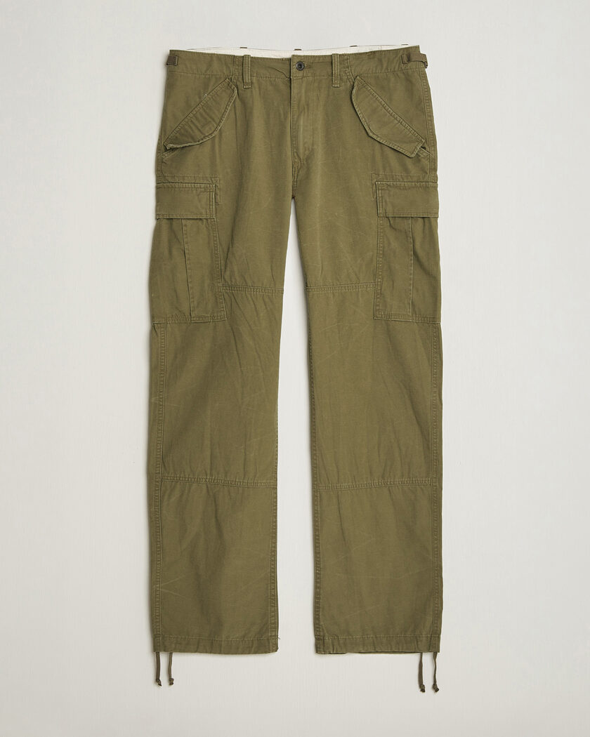Polo Ralph Lauren Rustic Canvas Cargo Pants Outdoors Olive – Grün