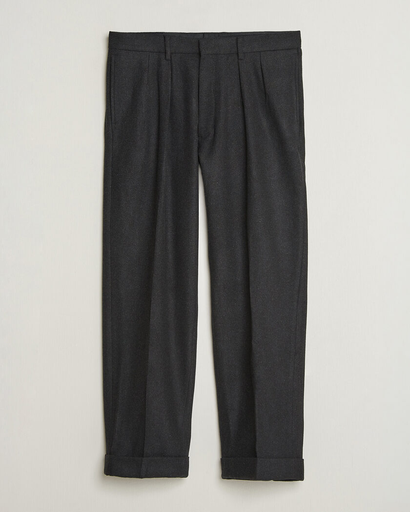 Polo Ralph Lauren Flanell Blend Straight Fit Pants Dark Grey – Grau