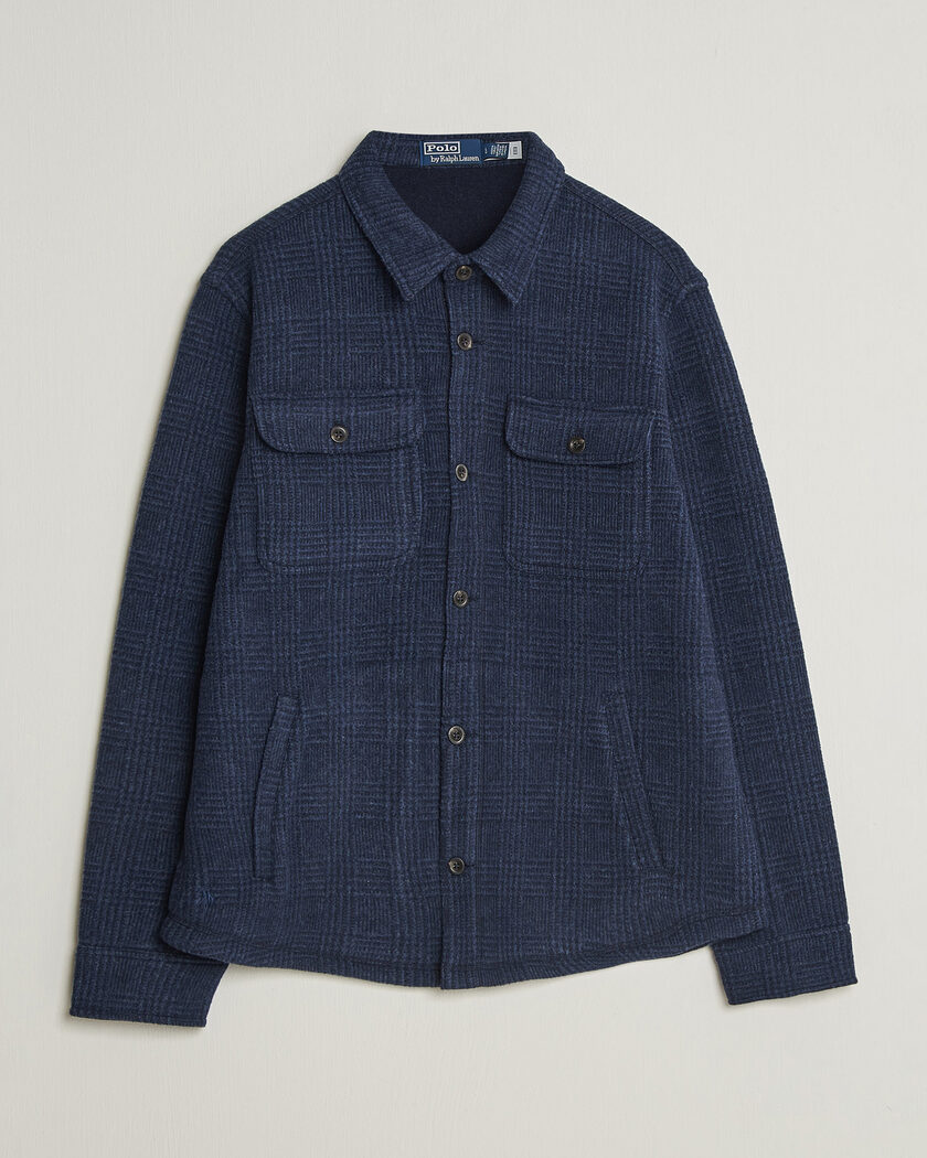 Polo Ralph Lauren Hudson Brushed Shirt Navy – Blau