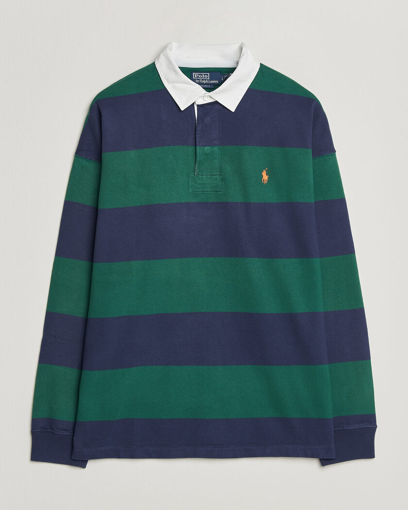 Polo Ralph Lauren Jersey Knitted Rugby Pullover Green/Cobolt – Mehrfarbig