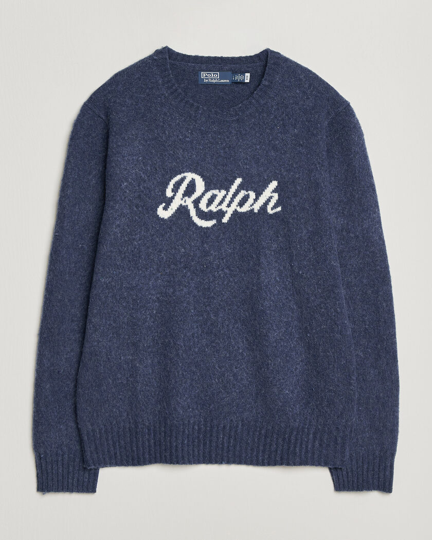 Polo Ralph Lauren Wool/Cashmere Pullover Navy Combo – Blau