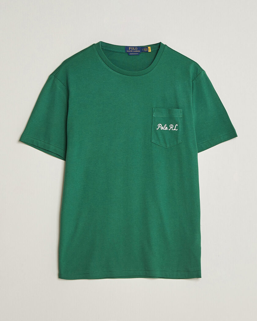 Polo Ralph Lauren Custom Slit Fit Bear T-Shirt Verano Green – Grün